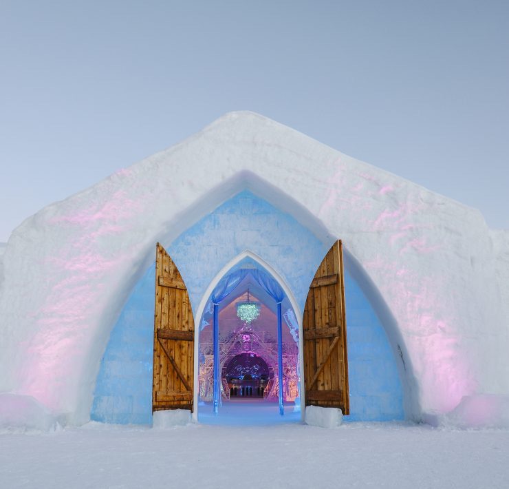 2025 bucket list stays,2025 bucket list hotels,Hôtel de Glace,Quebec City Hotels