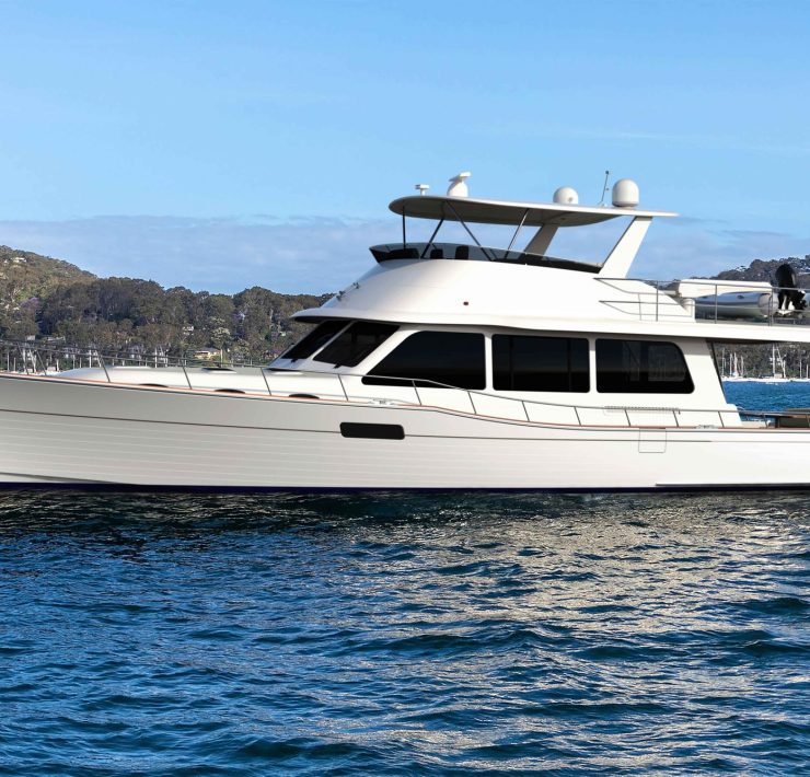 Grand Banks 62 Luxury Yacht with Spacious Interior and High-Speed Performance