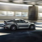 2025 Porsche 911 Turbo S with rear-wheel steering and active aerodynamics for enhanced handling