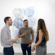 CHROMA 2024 Exhibition at Lucid Design District during Miami Art Week, featuring diverse artworks by 20 international artists.