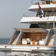 Majesty 175 Luxury Yacht with Swimming Pool and Beach Club