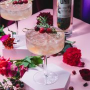 Sip into the Holiday Spirits with UNA Vodka's Mistletoe & Twilight Ember Cocktails