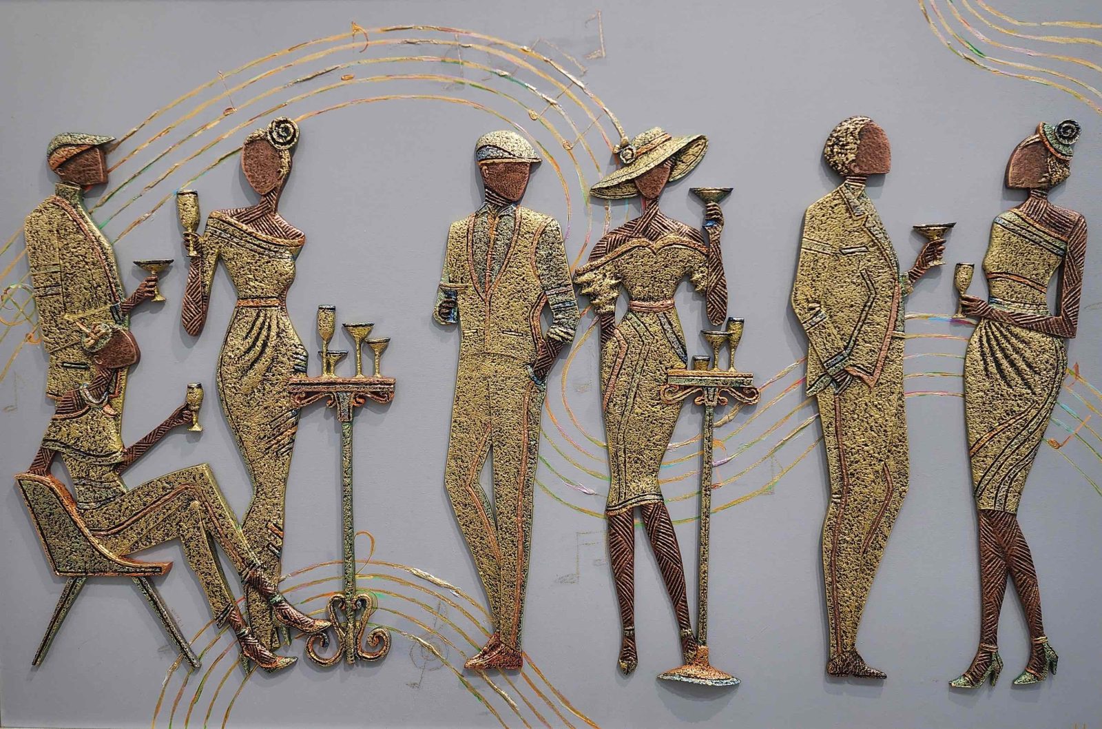 The award-winning mixed media artist from Ghana, Alfred Addo, adds to his growing list of accolades, after being presented with one of the most prestigious awards by Red Dot Miami at Mana Wynwood Convention Center during this year’s Miami Art Week.