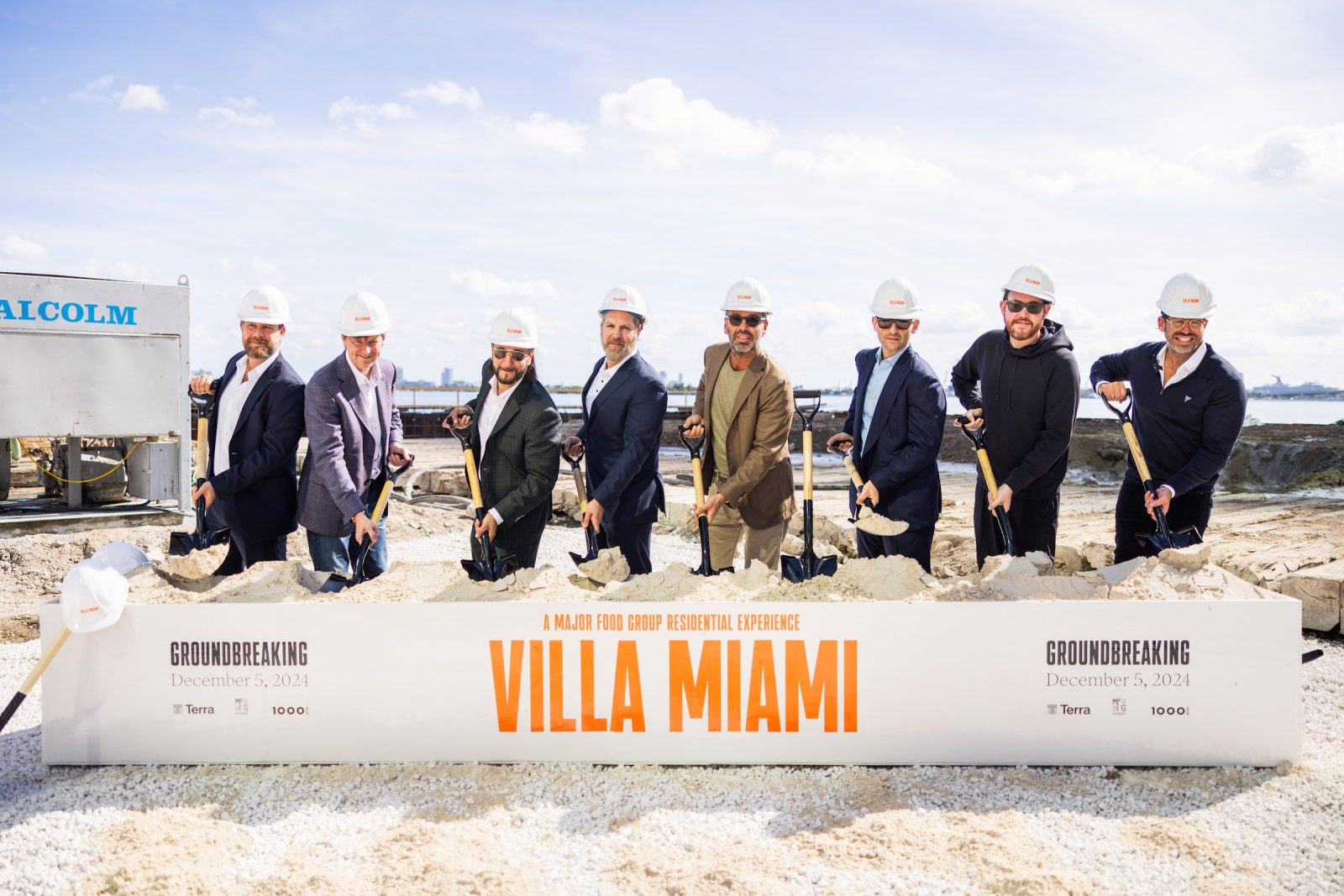 Terra, One Thousand Group and Major Food Group break ground on Villa Miami