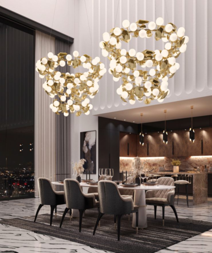 View of A Premium Penthouse In NYC by LUXXU Architect Design