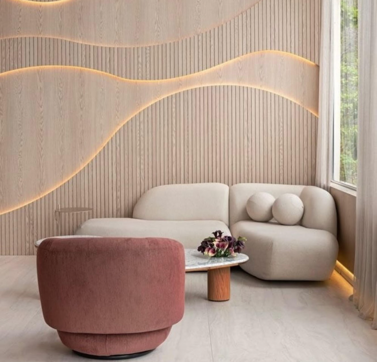 South Florida Lifestyle Magazine for Luxury Decor & Finishes,Top Miami Designers,Tighemi Travertine Bowl with Trio of Spheres