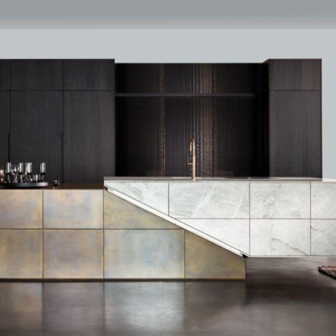 South Florida Lifestyle Magazine for Luxury Decor & Finishes,Top Miami Designers,Tighemi Travertine Bowl with Trio of Spheres