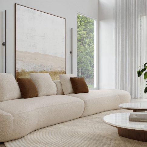 South Florida Lifestyle Magazine for Luxury Decor & Finishes,Top Miami Designers,Tighemi Travertine Bowl with Trio of Spheres