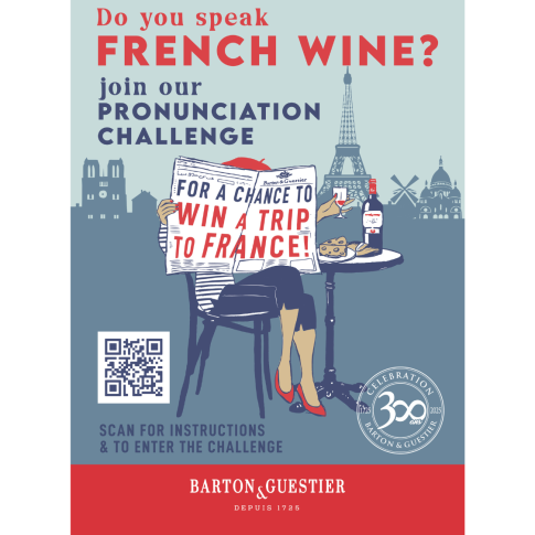 Barton & Guestier Hosts Contest to Celebrate Three Centuries of Winemaking Excellence
