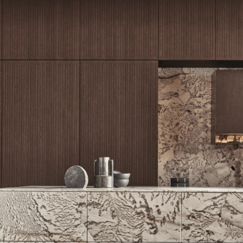 South Florida Lifestyle Magazine for Luxury Decor & Finishes,Top Miami Designers,Kitchen,Eggersmann,Veneer,Textured Veneer