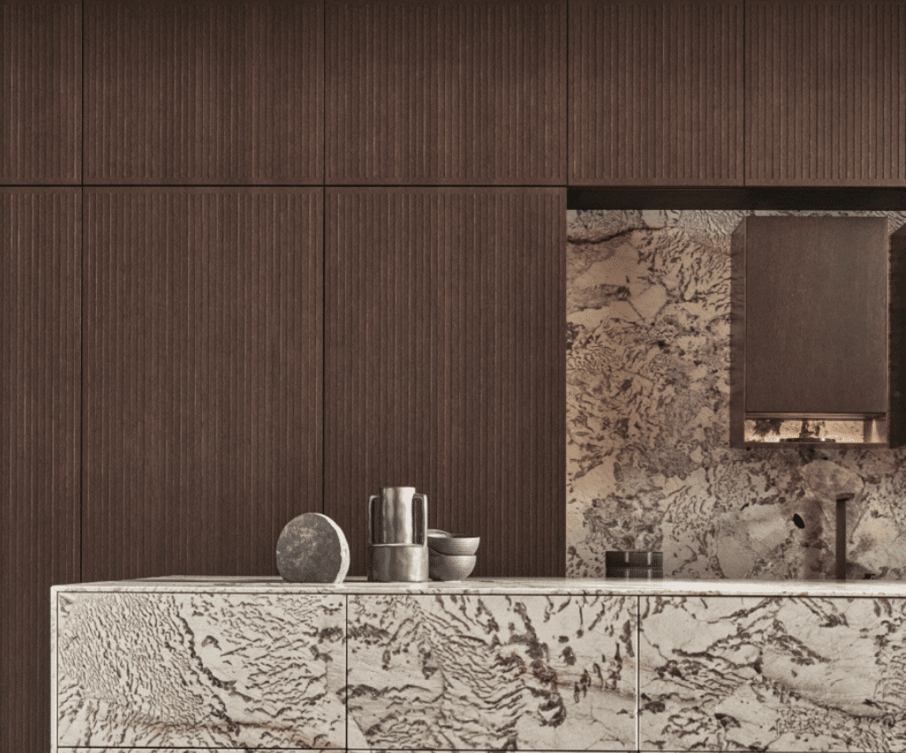 South Florida Lifestyle Magazine for Luxury Decor &amp; Finishes,Top Miami Designers,Kitchen,Eggersmann,Veneer,Textured Veneer