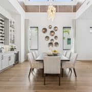The Ashton at Miromar Lakes - dining room, high ceilings, coastal decor
