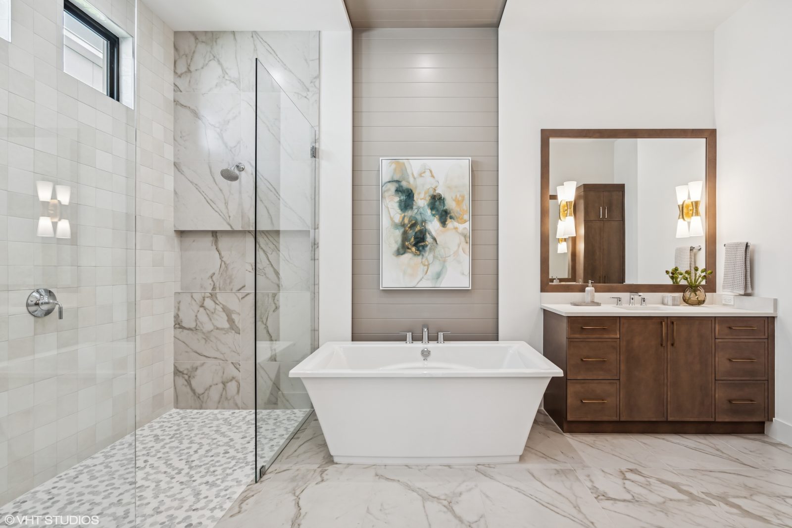 The Ashton at Miromar Lakes - modern bathroom