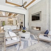 The Ashton at Miromar Lakes - coastal living room