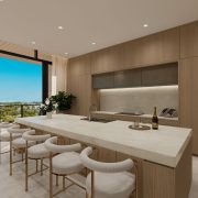 Glass House Boca Raton - bar area with wine storage