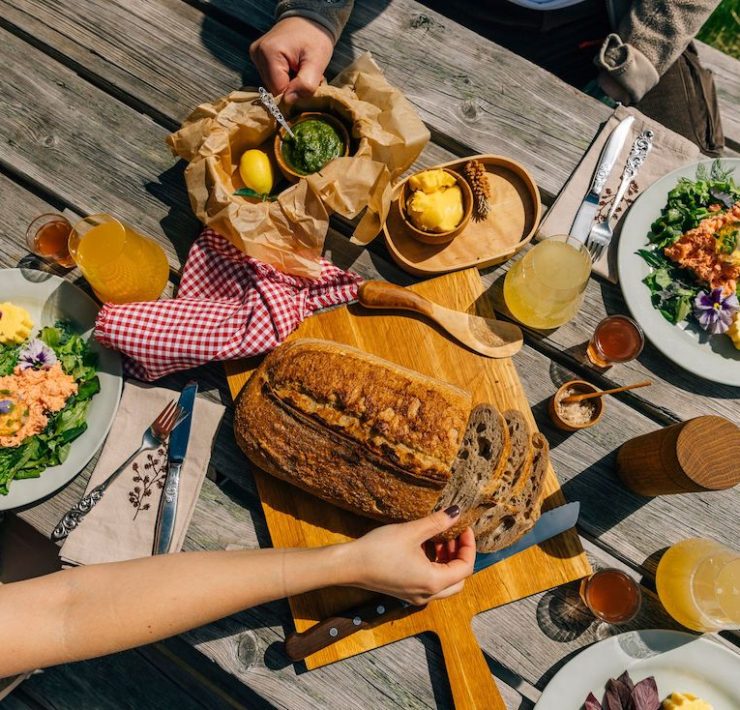 Up Norway food flatlay