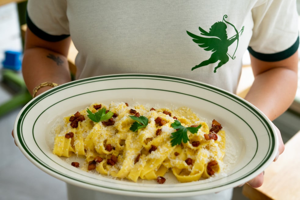 Pasta & Juliet - carbonara pasta fettucine