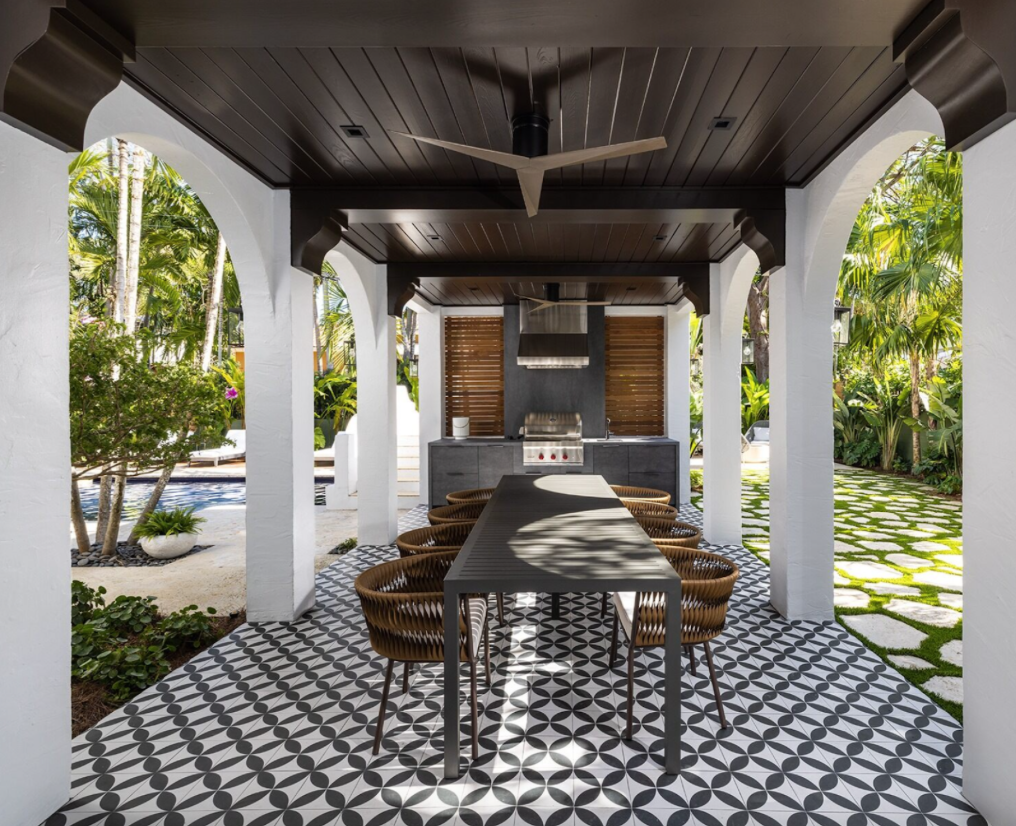South Florida Lifestyle Magazine for Luxury Decor &amp; Finishes,MiaCucina,outdoor kitchen,outdoor kitchen ideas,outdoor kitchen cabinets,outdoor kitchen island,outdoor kitchen designs,outdoor kitchen grill,outdoor kitchens near me,outdoor kitchen appliances,outdoor kitchen sink,outdoor kitchen kits,Pietra Di Savoia,Pietra Di Savoia ceramic,ceramica pietra di savoia