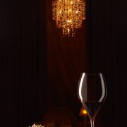 Le Blanc Spa Resort Cancún - stylish lamb dish with glass of red wine
