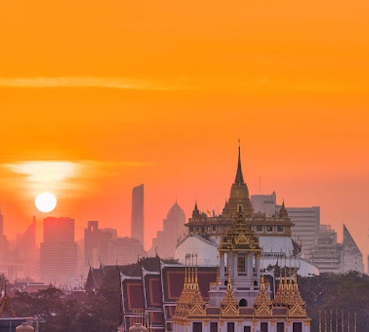 Bangkok, Thailand at Sunset