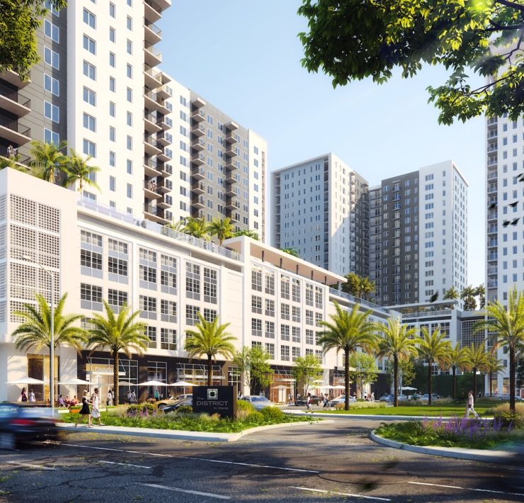 The District in Davie,El-Ad National Properties,Davie multifamily development,Broward County real estate,South Florida mixed-use project,Davie residential towers,Davie construction loan,Valley National Bank development loan,Davie new apartments,South Florida urban development
