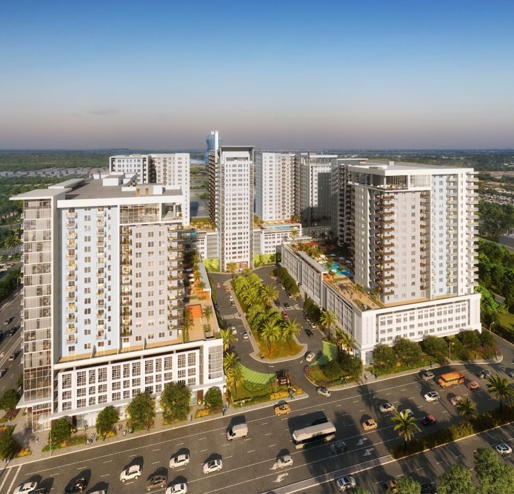 The District in Davie,El-Ad National Properties,Davie multifamily development,Broward County real estate,South Florida mixed-use project,Davie residential towers,Davie construction loan,Valley National Bank development loan,Davie new apartments,South Florida urban development