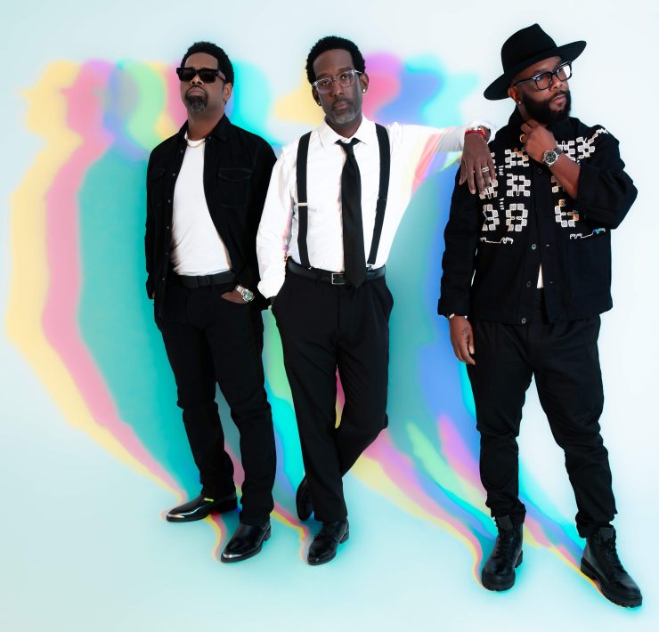 Boyz II Men performing live at LIV Nightclub inside Fontainebleau Miami Beach during BLEAULIVE concert on November 7, 2025.