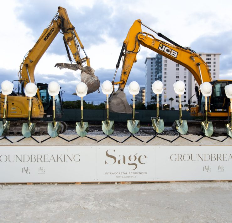 PMG Celebrates Sage Intracoastal Residences Fort Lauderdale Groundbreaking