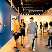 Guests exploring local art galleries in Wynwood during Miami Art Week 2025.