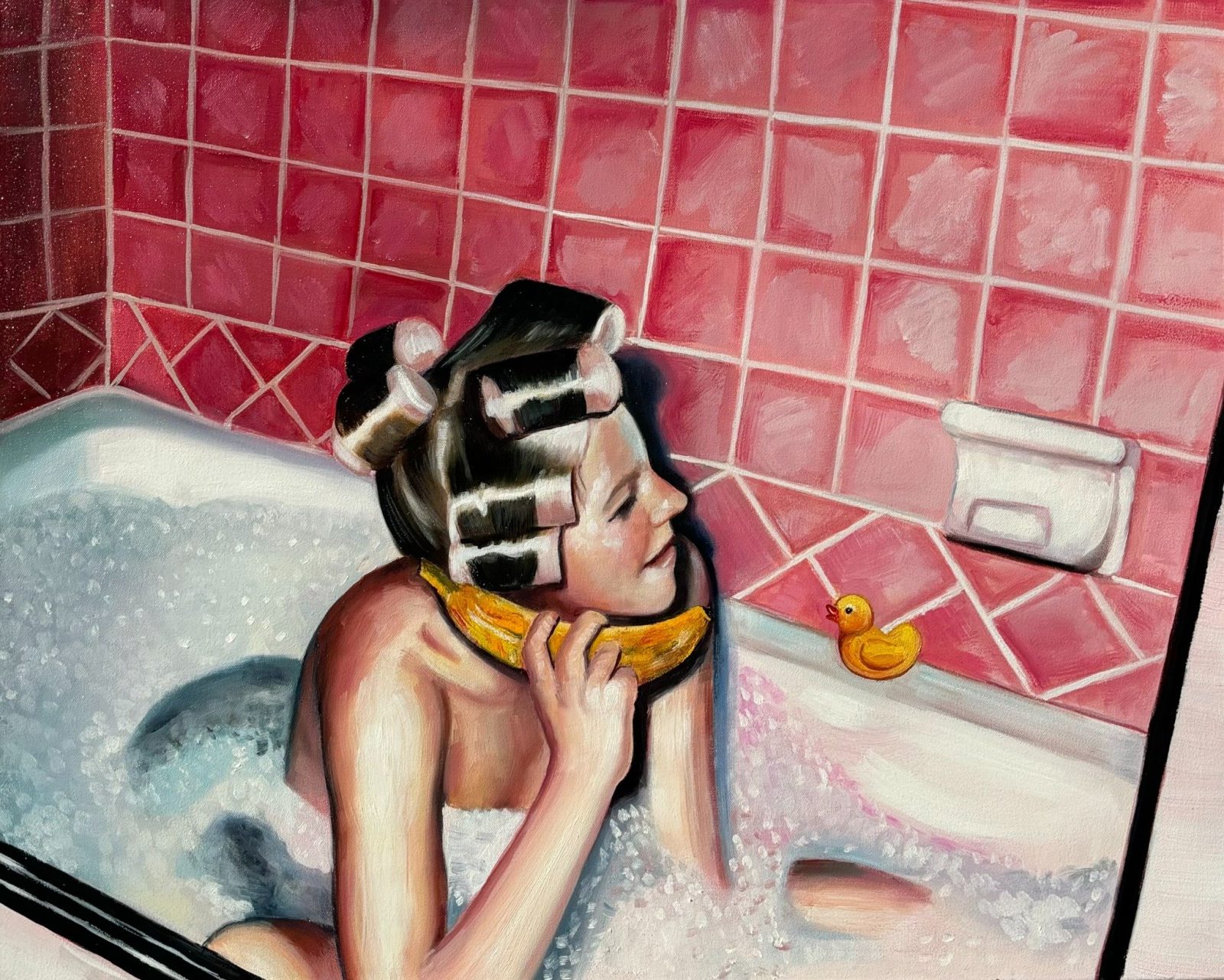 David LaChapelle artwork from Vanishing Act exhibition at VISU Contemporary Miami Beach.