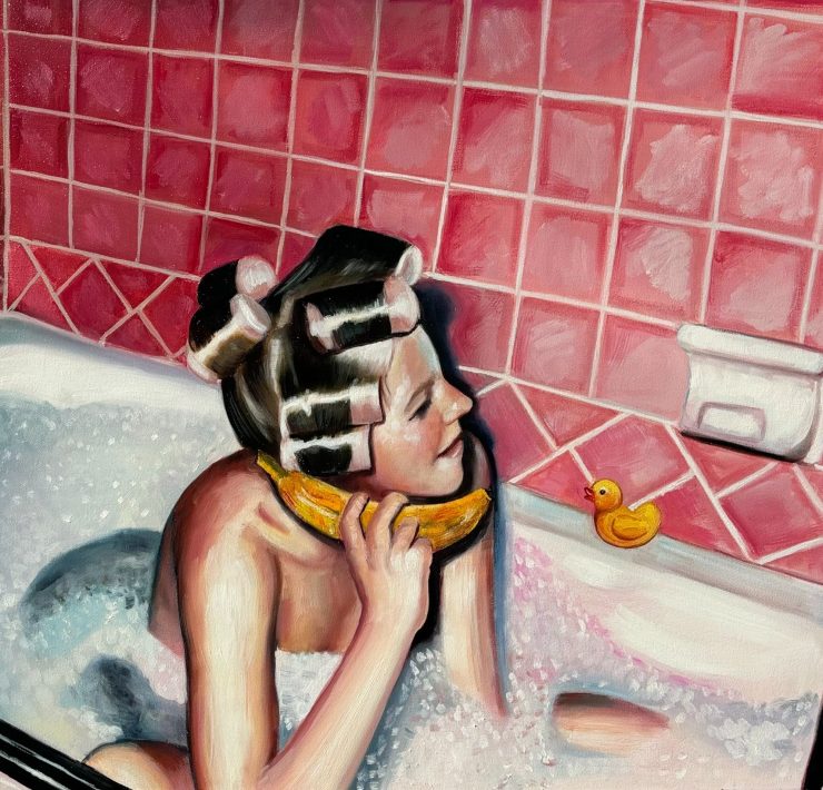 David LaChapelle artwork from Vanishing Act exhibition at VISU Contemporary Miami Beach.