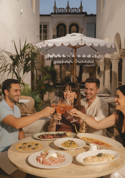 Italian Friendsgiving at Donatella Restaurant