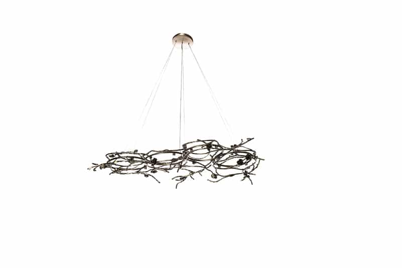 Rose Oval Chandelier by KOKET Full View