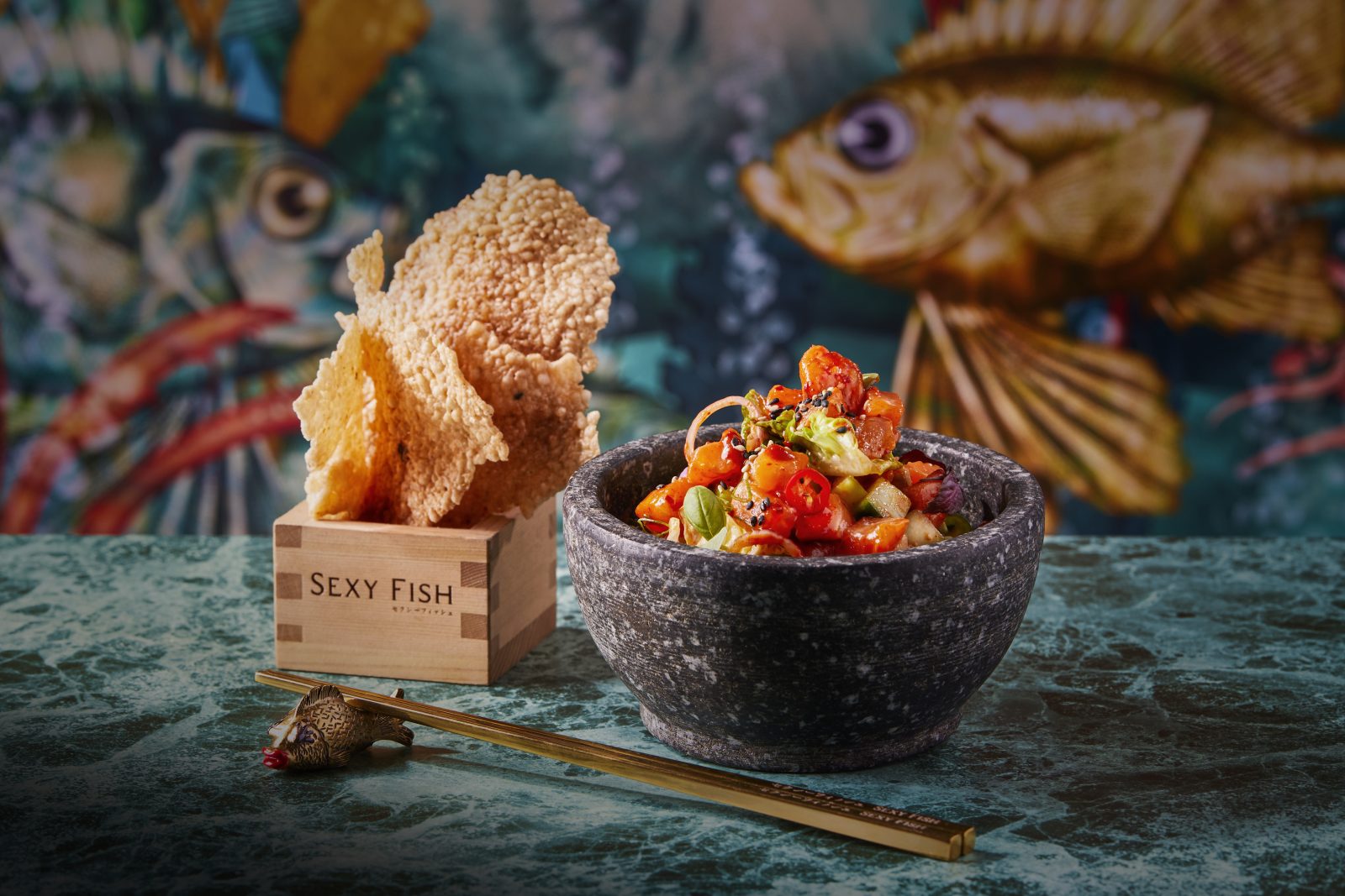 Salmon Tartare and Korean Spices