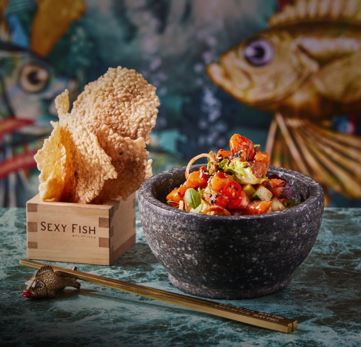 Salmon Tartare and Korean Spices