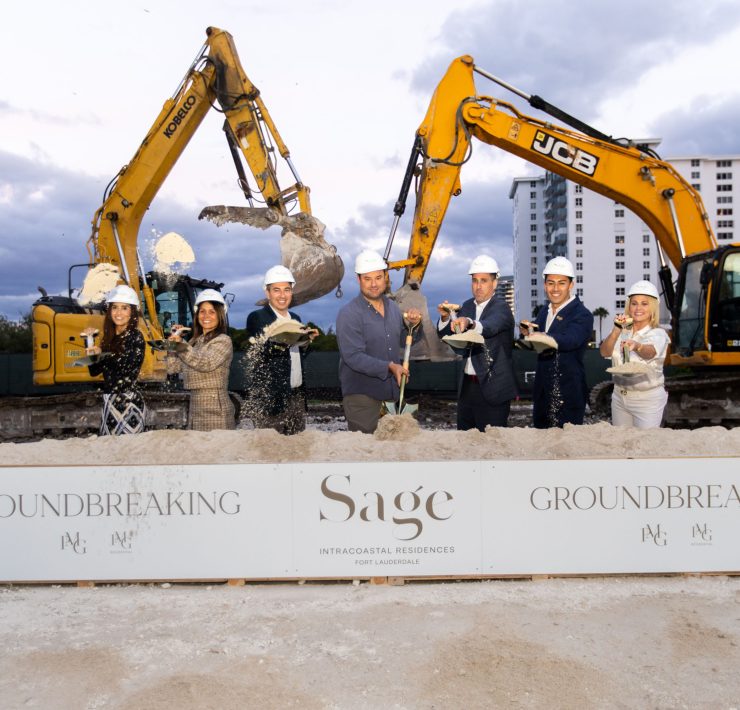 PMG Celebrates Sage Intracoastal Residences Fort Lauderdale Groundbreaking