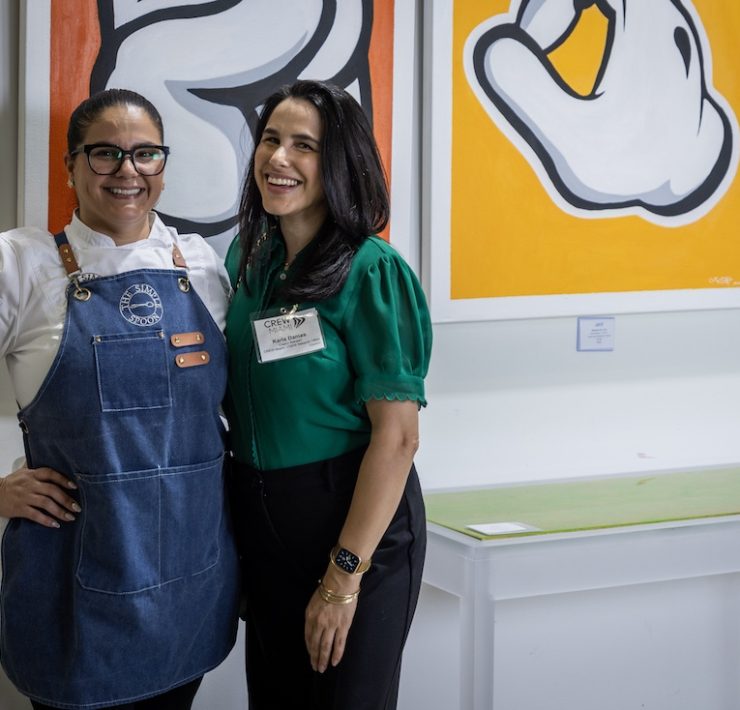 Chef Cathy and Karla Damas