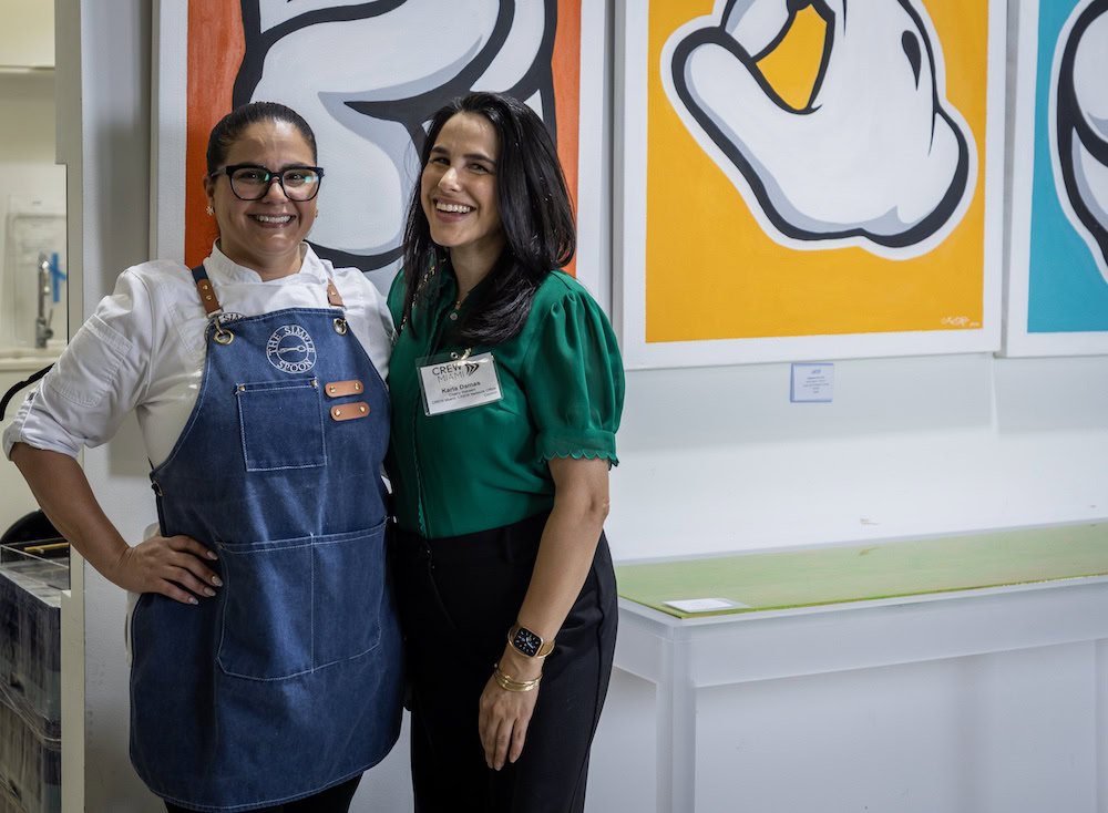 Chef Cathy and Karla Damas
