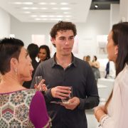 A cocktail evening at Addison House in celebration of the unveiling of Lady Luck by Lladró and Olga Hanono