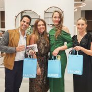 A cocktail evening at Addison House in celebration of the unveiling of Lady Luck by Lladró and Olga Hanono