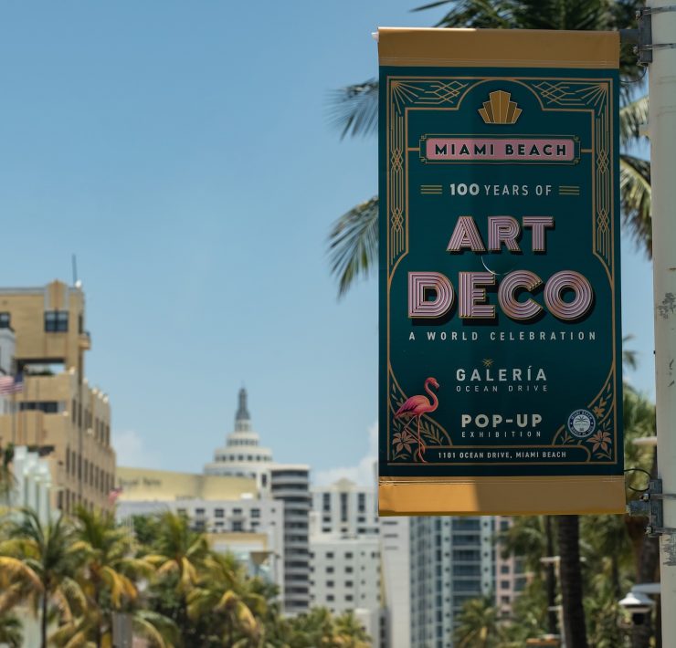Art Deco Weekend Banner, Miami