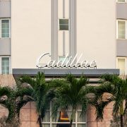 Cadillac Hotel Beach Club Exterior Sign