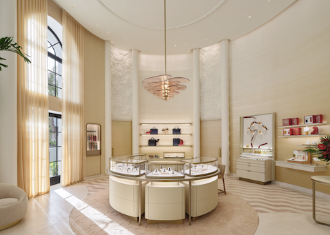 A look inside the newly-opened Cartier boutique in Palm Beach at the Royal Poinciana