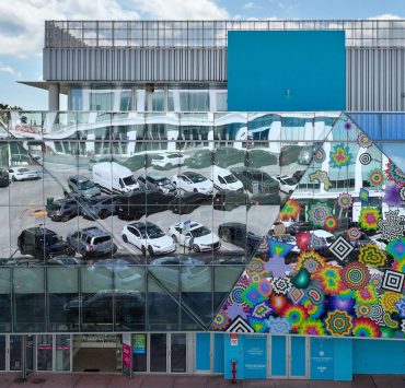 Jen Stark's Geometric Cascade Energizes Lincoln Road