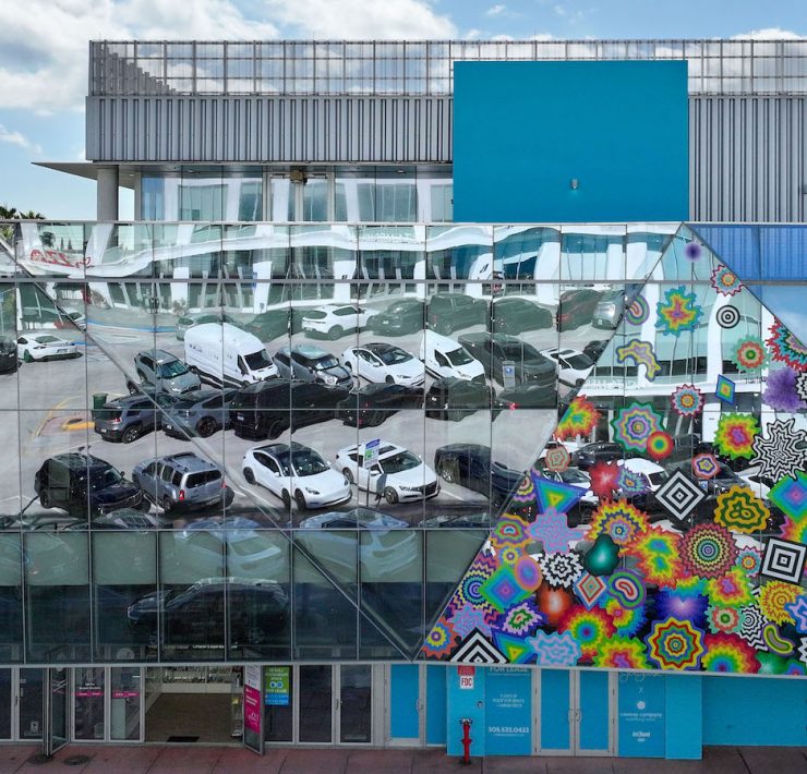 Jen Stark's Geometric Cascade Energizes Lincoln Road