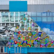 Jen Stark's Geometric Cascade Energizes Lincoln Road