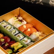 Sushi box at Uchi & Uchiko