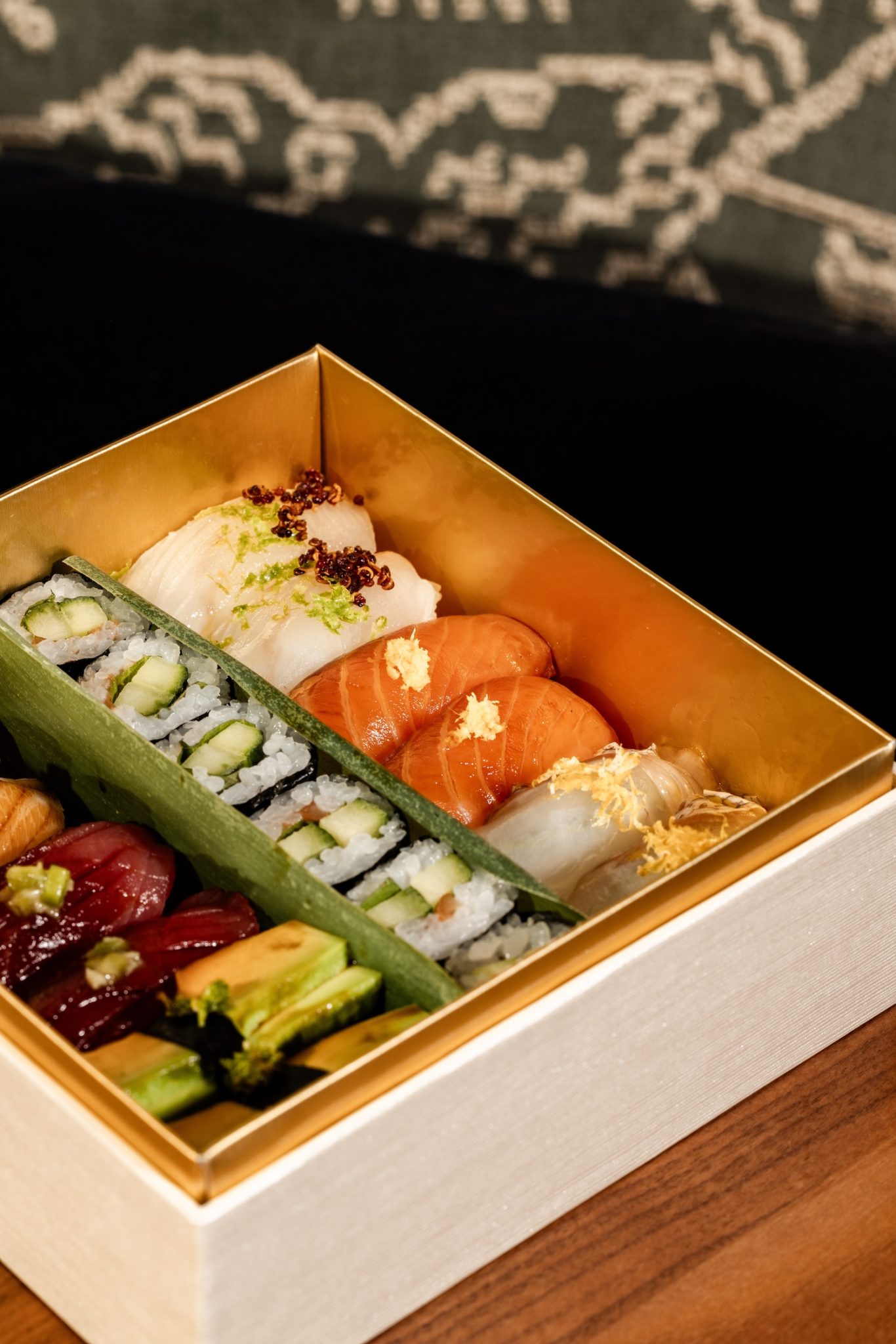 Sushi box at Uchi & Uchiko