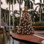 Christmas tree at Velas Resorts in Mexico.