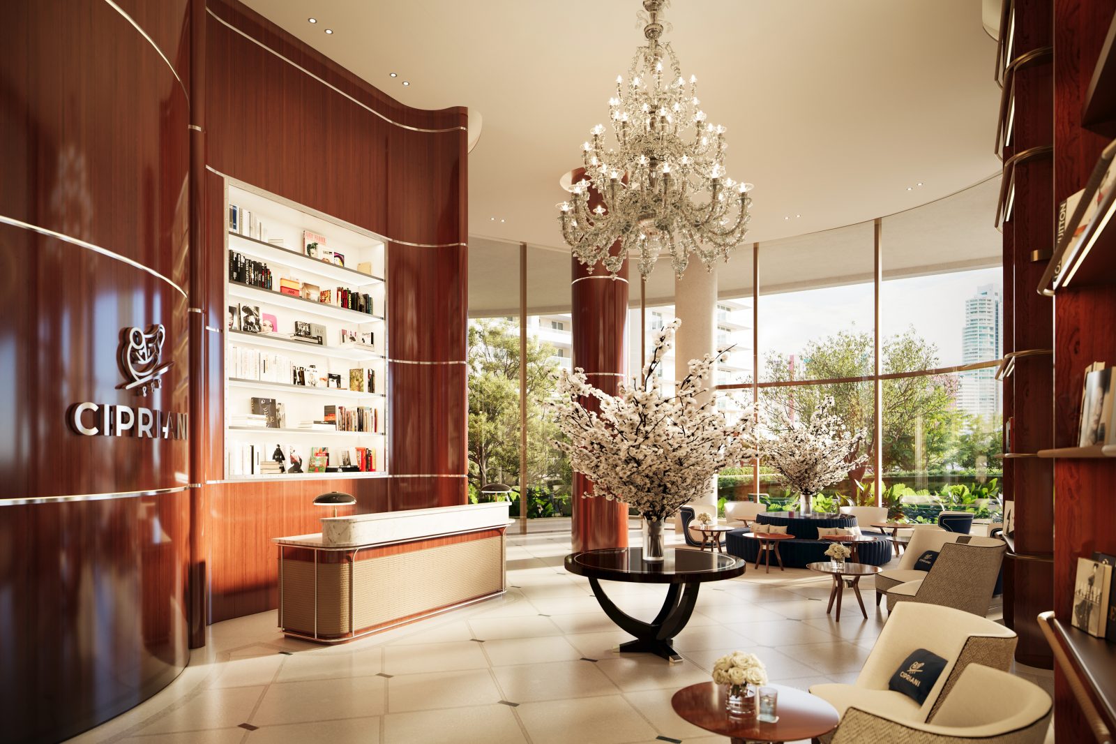 Cipriani Residences Miami Lobby